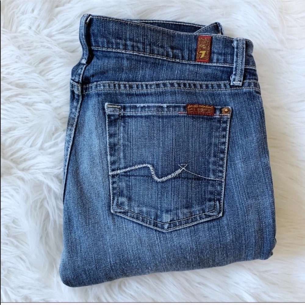 7 For All-mankind Straight Leg Jeans Size 29